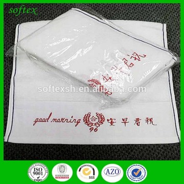 cheap cotton white towel good morning