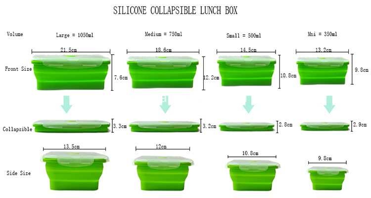 silicone Lunch box- (1)