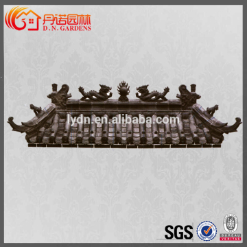 Ancient chinese roof tile grey for house