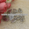 21 * 9MM Antique Silver Key azimat loket untuk perhiasan membuat