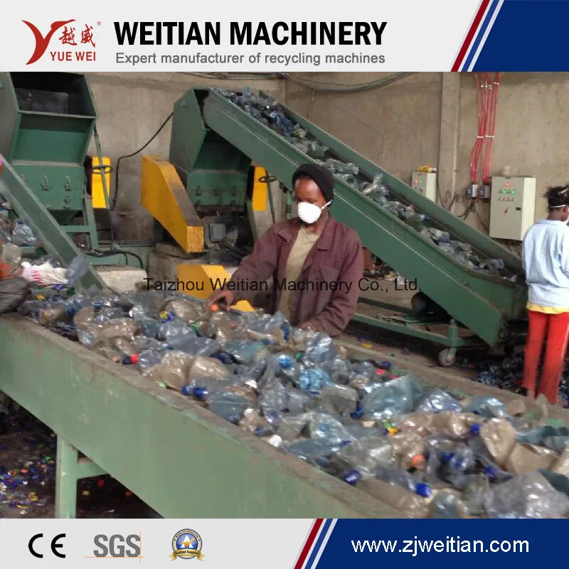 Waste Plastic Pet Bottle Flake/Drum/Pallet/PE/PP/HDPE/LDPE/Rubber/PVC Pipe/PE Film/Nylon Jumbo Woven Bags/Garbage Recycling Plant Washing Machine Line Plant