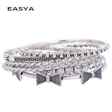 2015 Summer Multilayer Circular Metal Rhinestone Bracelet