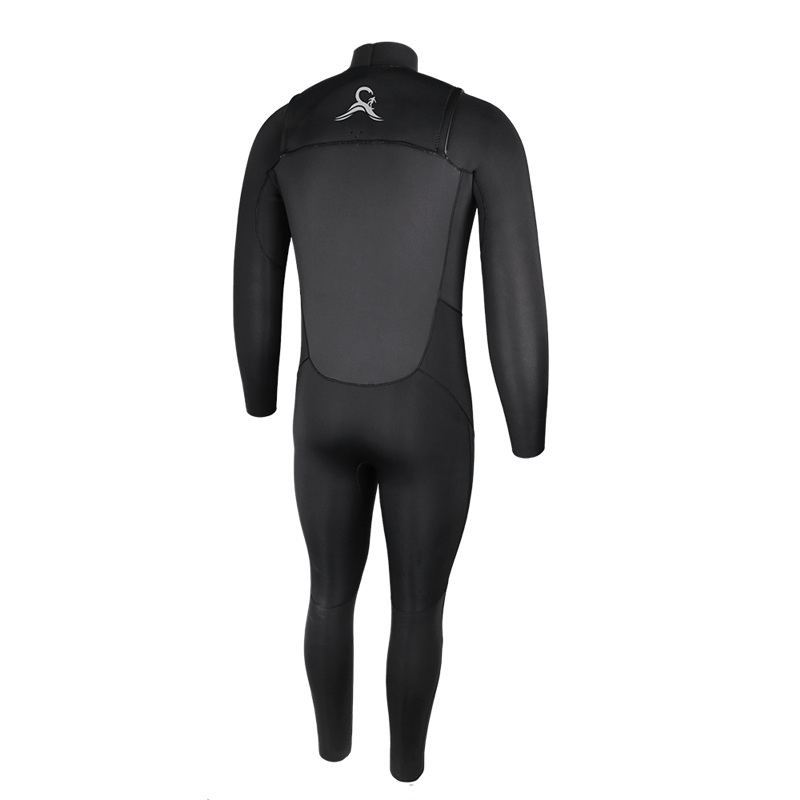 Seastkin 3 მმ წინა zipper შავი ფერის surfing wetsuits