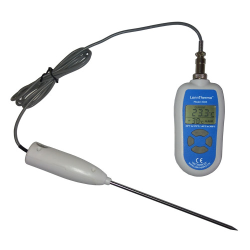 Hochgenaues digitales Laborthermometer mit Edelstahlsonde