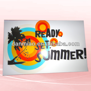 Easy peel off polyester vinyl window decals