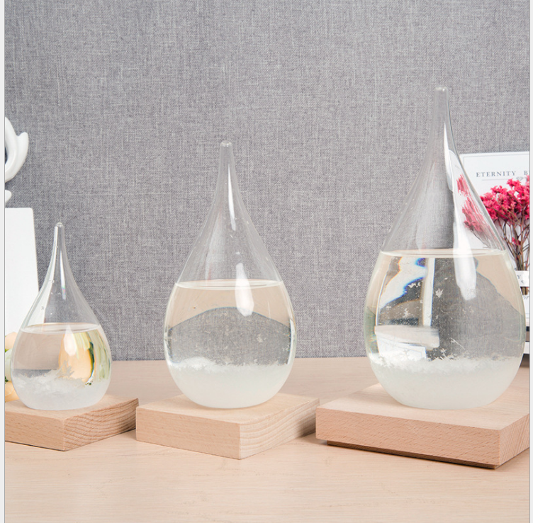Weather Predictor Storm Glass Barometer forecast bottle with different size