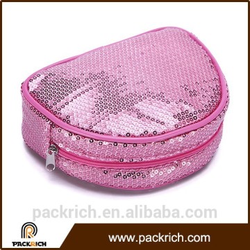 Hot sell polyester bright colour custom makeup bag