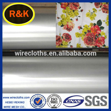 Rotary nickel screen printing