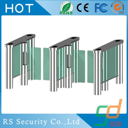 Visitor Management System Dual Core Glass Turnstile