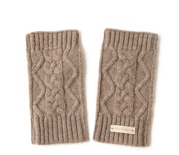 Lady Thick Warming Fingerless Knitting Pattern Gloves