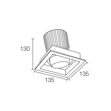 High Voltage 30W LED Downlight