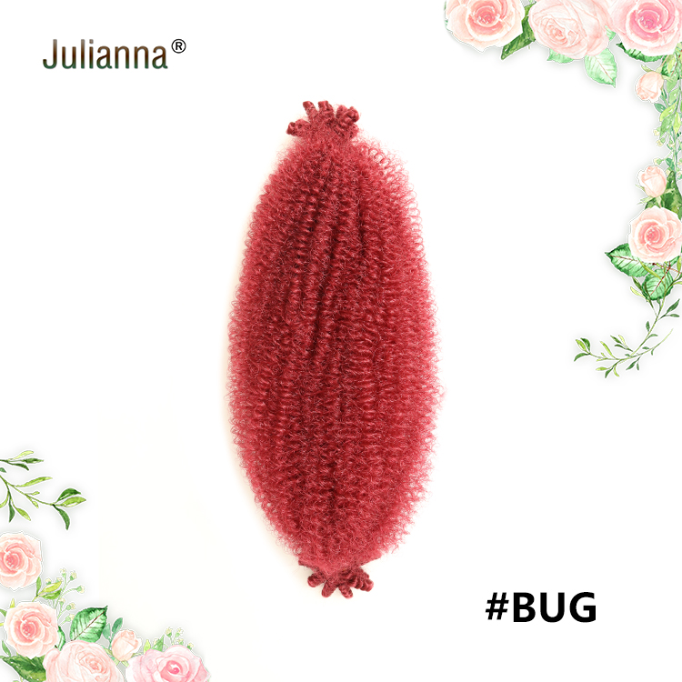 Julianna Ghana 16 Inch Bug Suppliers For Springy Twist Hair Orange Springy Afro Twist Hair