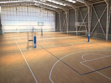sports flooring pvc vinyl flooring for indoor court