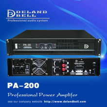 PA-200 professional amplifier,power Amplifier,audio amplifier,pa amplifier