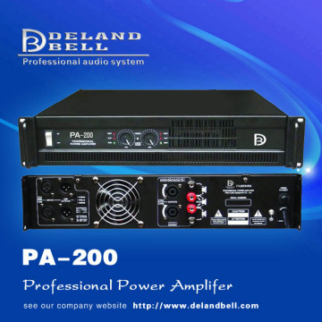 PA-200 professional amplifier,power Amplifier,audio amplifier,pa amplifier