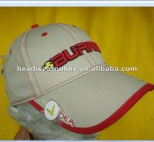 6panels Golf caps baseball cap with 3D EMB logo