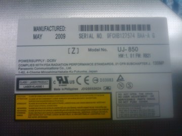 8x Ide Dvd Burner Panasonic / Matsushita Uj-850-b Uj850 Uj-850b 24x16x8x4x2x Dvd/rw Dl Multi Recorder Drive