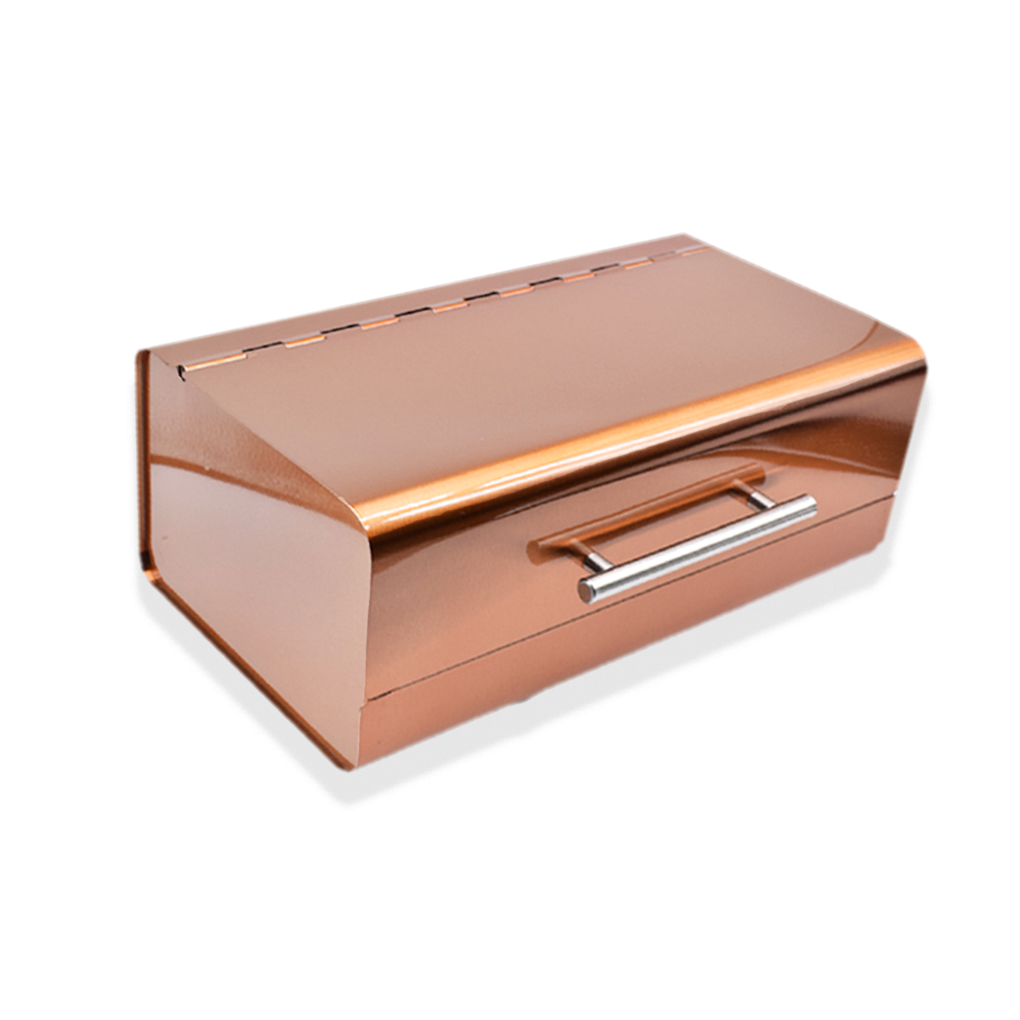 copper stainless steel bread container