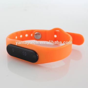 China factory customized OLED touch screen E06 bluetooth feature waterproof samrt bracelet