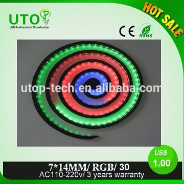 110v-220v smd5050 rgb led flexible neon strip light