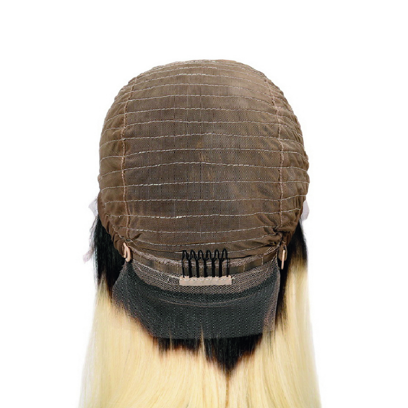 Wholesale Cheap Human Hair 1B/613 Bob Full Lace Wig Vendors 100% Brazilian Human Hair