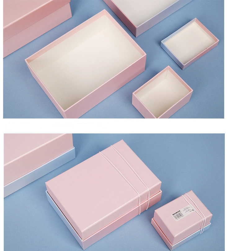 Hot Selling Pink Paper Cosmetic Box for Gift