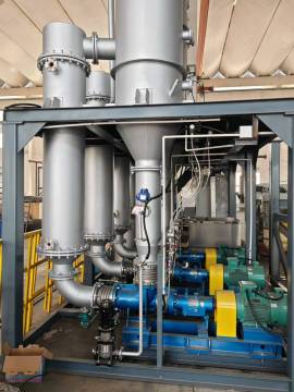 Triple effect drug extraction and concentration evaporator