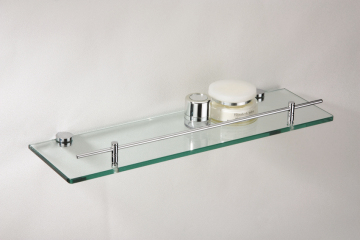 Bathroom Wall Mounted Chrome Towel Shelf