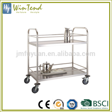 Wine tea serving cart metal tea trolley