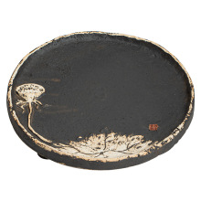 Ji Ji Feng Stoneware Round Tray Kung Fu Tea Set