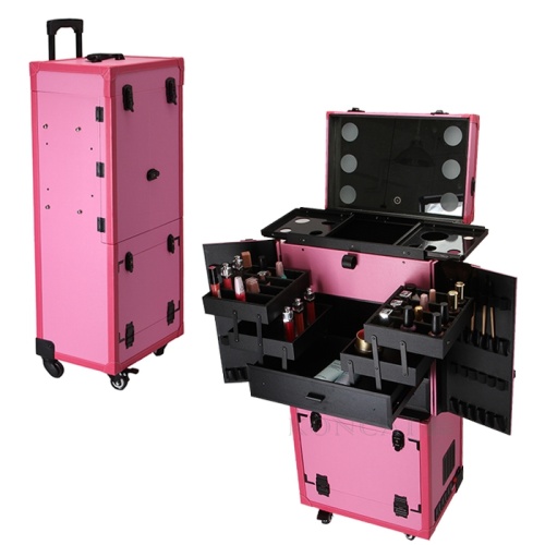 New Design Trolley Cosmetic Case with Drawers