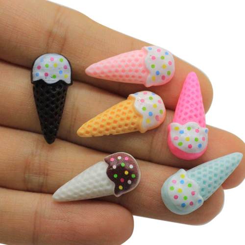 Venta caliente Flatback Sweet Done Resina Bead Verano Comida Artificial Craft Charm Niños Dollhouse Jugar Juguetes Álbum de recortes Diy Art Deco