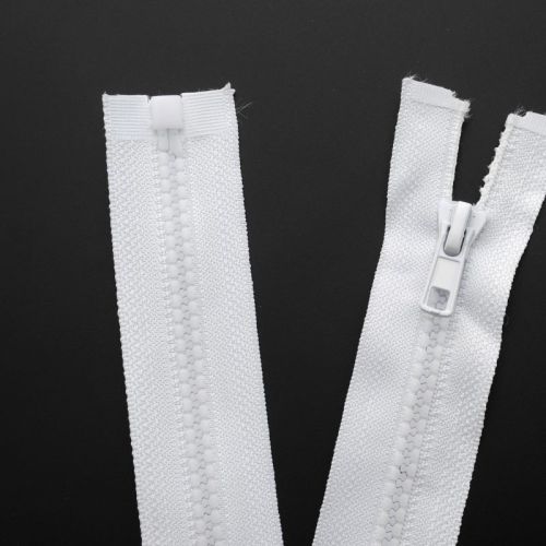 Factory Provided tight plastic zippers for jacket