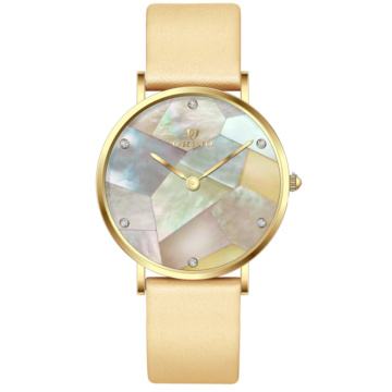 Puzzle MOP Simple Watches with 36mm Case