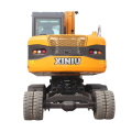 Rhinoceros 9 ton 10 ton wheel crawler excavator X9 X120 X110 crawler excavator with tires