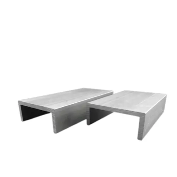 extruded aluminium special profile 6063 aluminium u profile