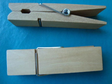 Birch Clothes Clip wooden