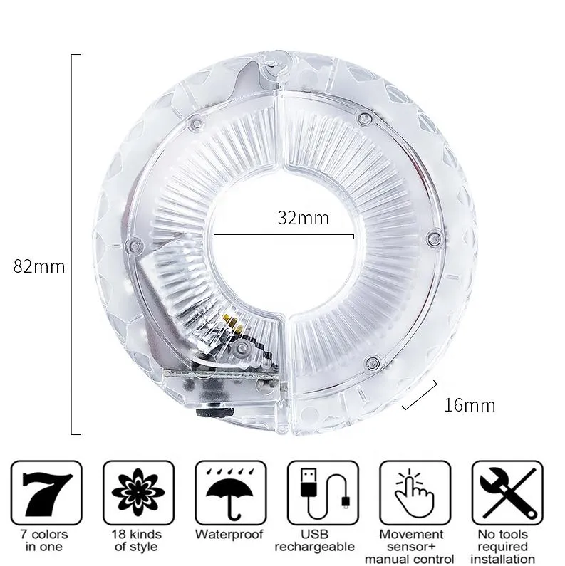 Vibrant LED Wheel Rim Lights for Enhanced Night Visibility