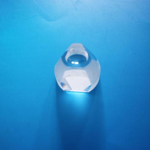 Forma de gota de água de 89 mm prismas de cristal de Natal transparentes
