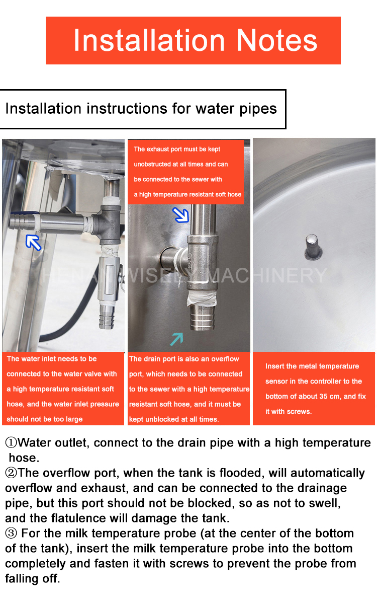 Small Milk Pasteurization Machine Milk Batch Pasteurizer