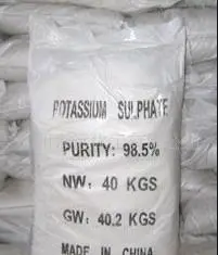 Potassium Sulphate Fertilizer High Quality 99% Potassium Sulphate K2so4 Water Soluble Fertilizer K2so4