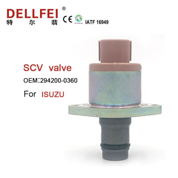 SCV Valve Diesel Fuel Pump 294200-0360 For ISUZU