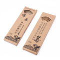 Återvunnet Kraft Paper Chopsticks Packaging Brown Box