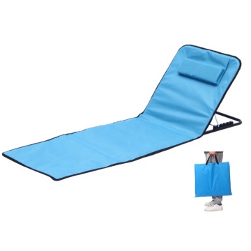 Portable Folding Beach Chair with Lounger Mat