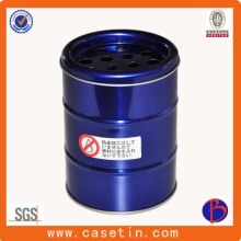 fashionable aluminum tins/small bathroom trash can /trash can small