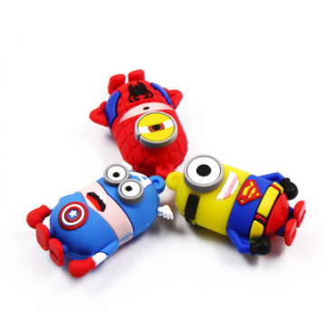 Cartoon-stijl USB-stick PVC-rubber