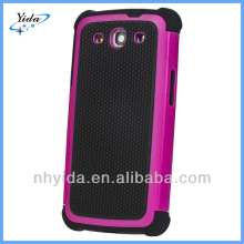 Net Dot Cell Phone Case For Samsung Galaxy I9300 Plastic Mesh Hard Case
