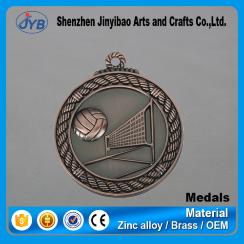 50mm round custom embossed logo medals awards