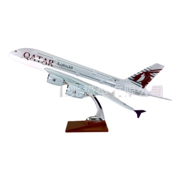 High-Quality 45cm 1/160 Scale Qatar Airline Airbus A380 Airplane Resin Model Plane: Your Ultimate Collectible