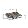 Estufa de gas Glen Table 4 quemadores